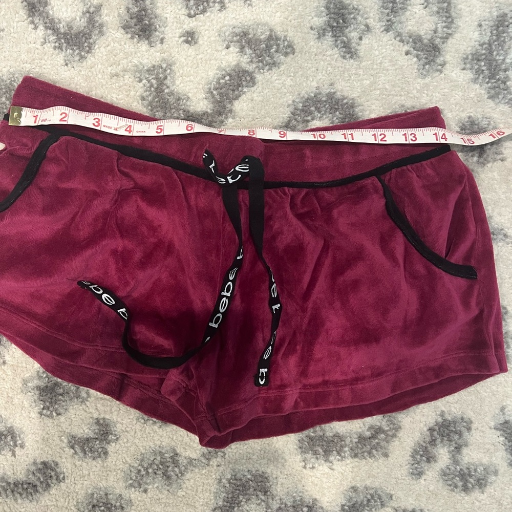 Bebe pj bottoms. VELVET RED